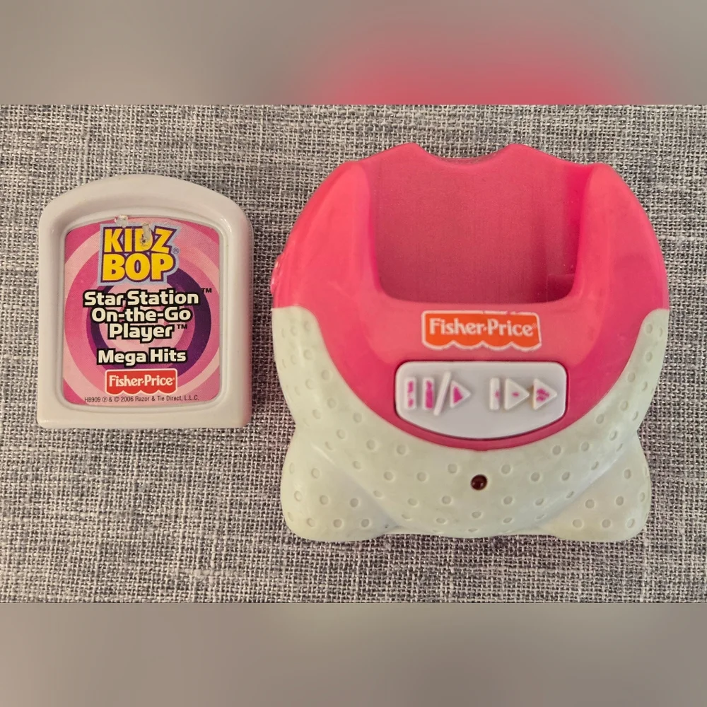 Vintage Kidz Bop Star Station on the go potable‎ player girls pink w/ cartridge - Picture 2 of 8